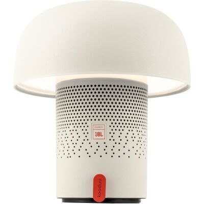 Kooduu - Sensa Play- White Lamp, Cordless rechargeable indoor/outdoor speaker Lamp, Sound by JBL Kooduu - Sensa Play- White Lamp, Cordless rechargeable indoor/outdoor speaker Lamp, Sound by JBL