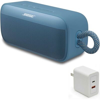 Bundle - Bose - SoundLink Plus Portable Bluetooth Speaker with Fast Charger, Wireless - Blue Dusk Bundle - Bose - SoundLink Plus Portable Bluetooth Speaker with Fast Charger, Wireless - Blue Dusk