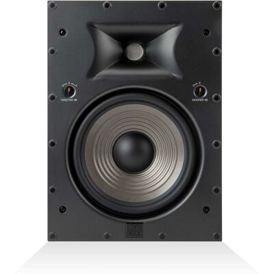 JBL - Studio 6 8" 2-Way In-Wall Speaker with Compression Tweeter - Black JBL - Studio 6 8" 2-Way In-Wall Speaker with Compression Tweeter - Black