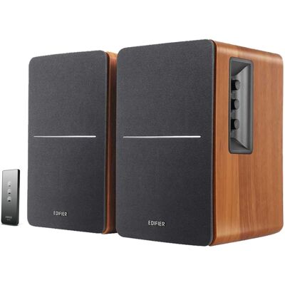 Edifier - R1280T Powered Bookshelf Speakers/Computer Speakers/Studio Monitor Speakers, 2.0 Active Near Field Monitors 42 Watts RMS - Brown Edifier - R1280T Powered Bookshelf Speakers/Computer Speakers/Studio Monitor Speakers, 2.0 Active Near Field Monitors 42 Watts RMS - Brown