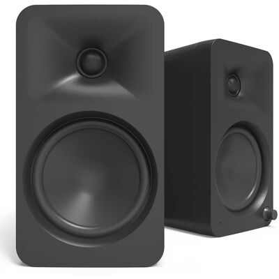 Kanto - ORA4 Powered Bluetooth Desktop Speakers - Pair - Black Kanto - ORA4 Powered Bluetooth Desktop Speakers - Pair - Black