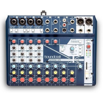 Soundcraft - Notepad-12FX - Blue Soundcraft - Notepad-12FX - Blue