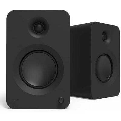 Kanto - REN Powered Bluetooth Bookshelf Speakers - Pair - Matte Black Kanto - REN Powered Bluetooth Bookshelf Speakers - Pair - Matte Black