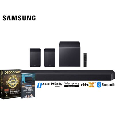 Samsung - HW-Q990F Q Series Soundbar 11.1.4 ch (2025) + 26 Months Protection Bundle Samsung - HW-Q990F Q Series Soundbar 11.1.4 ch (2025) + 26 Months Protection Bundle