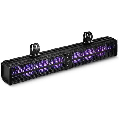 Pyle - PWPSB3202 32” Powered ATV/UTV Soundbar System, Class D Amplifier, Wireless BT Streaming with LED Lights Pyle - PWPSB3202 32” Powered ATV/UTV Soundbar System, Class D Amplifier, Wireless BT Streaming with LED Lights