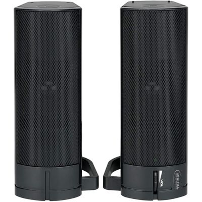 Digital Innovations - AcoustiX Speaker System 2.0 USB Desktop Soundbar - Black Digital Innovations - AcoustiX Speaker System 2.0 USB Desktop Soundbar - Black