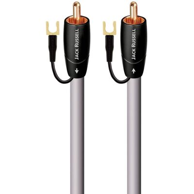 AudioQuest - Jack Russell Subwoofer Cable - 13.12 ft. (4m) - Black AudioQuest - Jack Russell Subwoofer Cable - 13.12 ft. (4m) - Black