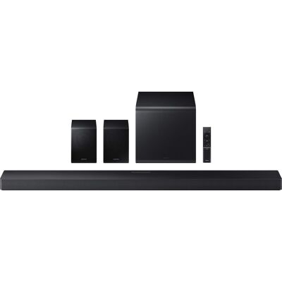 Samsung - Q-Series HW-QS750F 5.1.2 Ch Soundbar with Subwoofer and Rear Speakers - Titan Black Samsung - Q-Series HW-QS750F 5.1.2 Ch Soundbar with Subwoofer and Rear Speakers - Titan Black