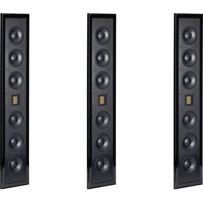 MartinLogan - Motion SLM XL, Slim On-Wall Speaker, with six 4” drivers, and Folded Motion Tweeter, Three-Pack Bundle - Gloss Black MartinLogan - Motion SLM XL, Slim On-Wall Speaker, with six 4” drivers, and Folded Motion Tweeter, Three-Pack Bundle - Gloss Black