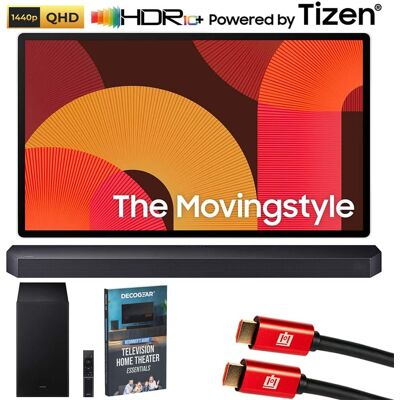 Samsung - LSM7F 27 The Movingstyle QHD Portable Touchscreen (2025) w/ Soundbar Bundle Samsung - LSM7F 27 The Movingstyle QHD Portable Touchscreen (2025) w/ Soundbar Bundle