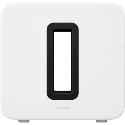 Sonos - Sub 4 Wireless Subwoofer - White Sonos - Sub 4 Wireless Subwoofer - White
