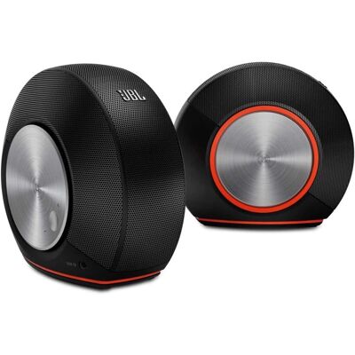 JBL - Pebbles Plug and Play Stereo Computer Speakers (2-Piece) - Black JBL - Pebbles Plug and Play Stereo Computer Speakers (2-Piece) - Black