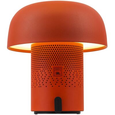 Kooduu - Sensa Play- Orange Lamp, Cordless rechargeable indoor/outdoor speaker Lamp, Sound by JBL Kooduu - Sensa Play- Orange Lamp, Cordless rechargeable indoor/outdoor speaker Lamp, Sound by JBL