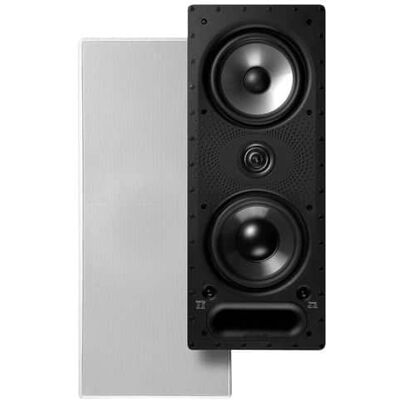 Polk Audio - 6.5" 3-Way In-Wall Loudspeaker (Each) - White Polk Audio - 6.5" 3-Way In-Wall Loudspeaker (Each) - White