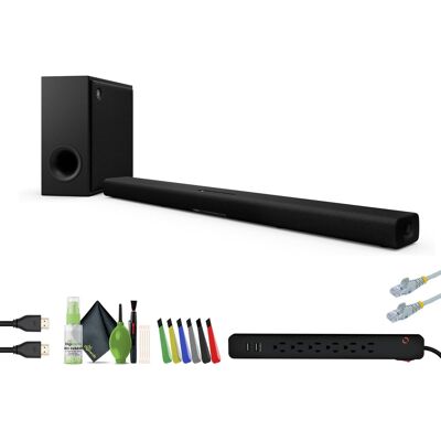 Yamaha - True X Bar 50A 280W 2.1.2-Channel Dolby Atmos Sound Bar System Yamaha - True X Bar 50A 280W 2.1.2-Channel Dolby Atmos Sound Bar System