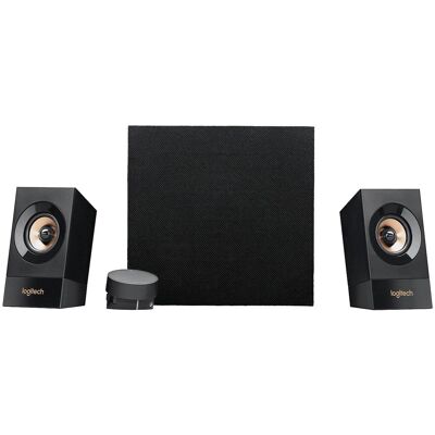 Logitech - Z533 Multimedia Speakers (3-Piece) for PC - Black Logitech - Z533 Multimedia Speakers (3-Piece) for PC - Black