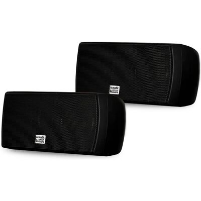Acoustic Audio by Goldwood - AA32CB Mountable Indoor Speaker Pair Bookshelf AA32CB-PR - Black Acoustic Audio by Goldwood - AA32CB Mountable Indoor Speaker Pair Bookshelf AA32CB-PR - Black