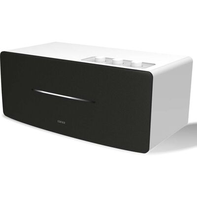 Edifier - D12 Bluetooth Desktop Speaker Wireless Computer Speaker with Subwoofer Line Out - White Edifier - D12 Bluetooth Desktop Speaker Wireless Computer Speaker with Subwoofer Line Out - White