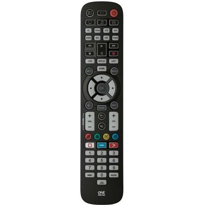 One for All - Urc3680 Essential 8-device Antimicrobial Backlit Universal Remote - Black One for All - Urc3680 Essential 8-device Antimicrobial Backlit Universal Remote - Black