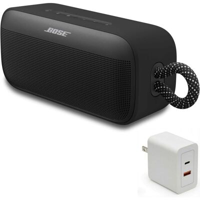Bundle - Bose - SoundLink Plus Portable Bluetooth Speaker with Fast Charger, Wireless - Black Bundle - Bose - SoundLink Plus Portable Bluetooth Speaker with Fast Charger, Wireless - Black