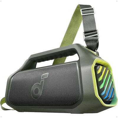Soundcore - Boom 2 Plus Portable Speaker By Anker - Green Soundcore - Boom 2 Plus Portable Speaker By Anker - Green