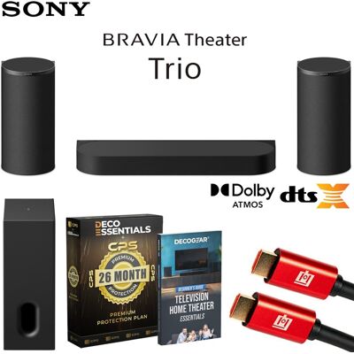 Sony - BRAVIA HTA8 Theater Trio Three-Unit System + BRAVIA SASW7 Theater Sub 7 Wireless Subwoofer & 26-Month Extended Warranty - Black Sony - BRAVIA HTA8 Theater Trio Three-Unit System + BRAVIA SASW7 Theater Sub 7 Wireless Subwoofer & 26-Month Extended Warranty - Black