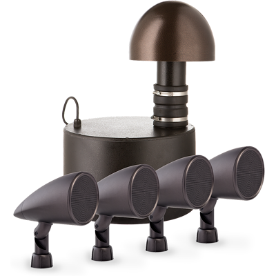 MartinLogan - Outdoor Living 4" Passive Outdoor Speaker System - Dark bronze MartinLogan - Outdoor Living 4" Passive Outdoor Speaker System - Dark bronze