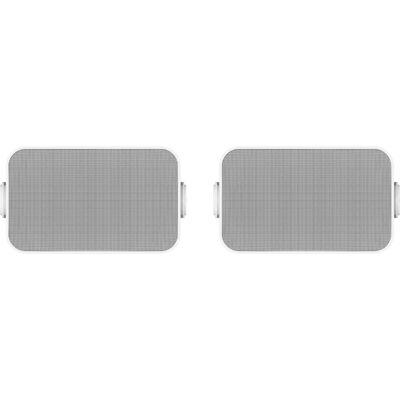 Sonos - Architectural 6-1/2" Passive 2-Way Outdoor Speakers (Pair) - White Sonos - Architectural 6-1/2" Passive 2-Way Outdoor Speakers (Pair) - White