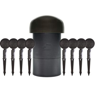 Sonance - SGS 8.1 SYSTEM - Garden Series 8.1-Ch. Outdoor Speaker System with In-Ground Subwoofer (Each) - Dark Brown/Black Sonance - SGS 8.1 SYSTEM - Garden Series 8.1-Ch. Outdoor Speaker System with In-Ground Subwoofer (Each) - Dark Brown/Black