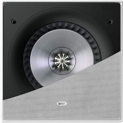 KEF - Ci R Series 8" Passive 2-Way In-Wall Speaker (Each) - White KEF - Ci R Series 8" Passive 2-Way In-Wall Speaker (Each) - White