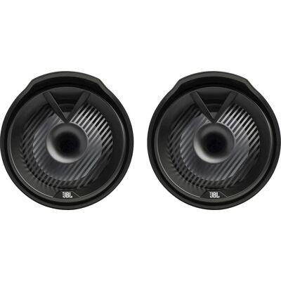 JBL - Tower X 8" 2-Way Marine Speakers with Polypropylene Long-Throw Woofer Cones (Pair) - Black JBL - Tower X 8" 2-Way Marine Speakers with Polypropylene Long-Throw Woofer Cones (Pair) - Black