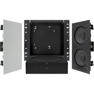 Sonance - MAG SSTVAUDIO - Mag Series Sonos Powered 2.0-Channel Soundbar Alternative (Each) - Paintable White Sonance - MAG SSTVAUDIO - Mag Series Sonos Powered 2.0-Channel Soundbar Alternative (Each) - Paintable White