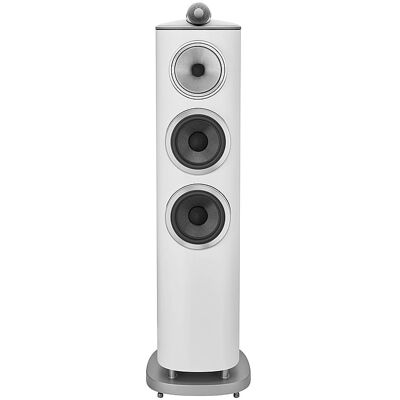 Bowers & Wilkins - 804 D4 Diamond 1" Diamond Tweeter, 5" Midrange, Dual 6.5" Woofer Floorstanding Speaker (each) - White Bowers & Wilkins - 804 D4 Diamond 1" Diamond Tweeter, 5" Midrange, Dual 6.5" Woofer Floorstanding Speaker (each) - White