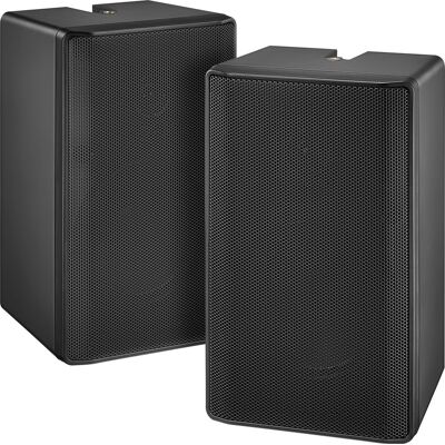 Insignia™ - 2-Way Indoor/Outdoor Speakers (Pair) - Black Insignia™ - 2-Way Indoor/Outdoor Speakers (Pair) - Black