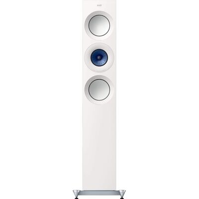 KEF - Reference Three Meta Floorstanding Speaker (Each) - White Blue KEF - Reference Three Meta Floorstanding Speaker (Each) - White Blue