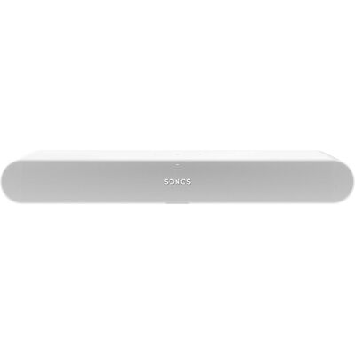 Sonos - Ray All-in-One Soundbar for TV and Music - White Sonos - Ray All-in-One Soundbar for TV and Music - White