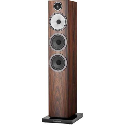 Bowers & Wilkins - 704 S3 Floorstanding Speaker with 1" Tweeter and Two 5" Bass drivers (Each) - Mocha Bowers & Wilkins - 704 S3 Floorstanding Speaker with 1" Tweeter and Two 5" Bass drivers (Each) - Mocha