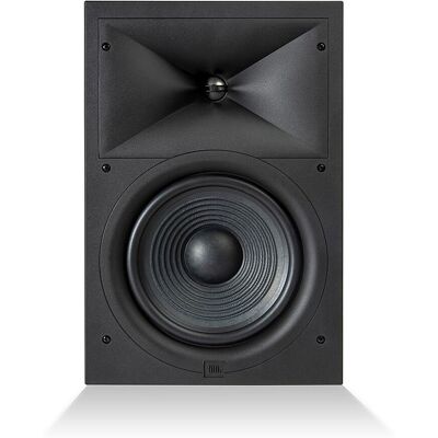 JBL - Stage In-Wall Loudspeaker with 1" Aluminum Dome Tweeter and 8" Polycellulose Cone Woofer - Black JBL - Stage In-Wall Loudspeaker with 1" Aluminum Dome Tweeter and 8" Polycellulose Cone Woofer - Black