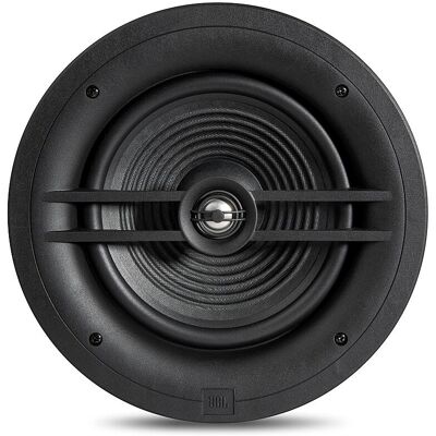 JBL - Stage In-Ceiling Loudspeaker with 1" Aluminum Dome Tweeter and 8" Polycellulose Cone Woofer - Black JBL - Stage In-Ceiling Loudspeaker with 1" Aluminum Dome Tweeter and 8" Polycellulose Cone Woofer - Black