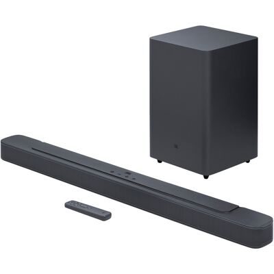 JBL - 2.1 Channel Soundbar with Wireless Subwoofer - Black JBL - 2.1 Channel Soundbar with Wireless Subwoofer - Black