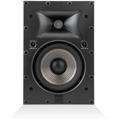 JBL - Studio 6 6.5" 2-Way In-Wall Speaker with Compression Tweeter (Each) - Black JBL - Studio 6 6.5" 2-Way In-Wall Speaker with Compression Tweeter (Each) - Black