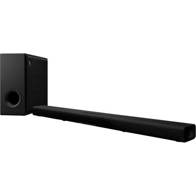 Yamaha - TRUE X BAR 50A Soundbar with Dolby Atmos, Wireless Subwoofer and Alexa Built-in - Black Yamaha - TRUE X BAR 50A Soundbar with Dolby Atmos, Wireless Subwoofer and Alexa Built-in - Black