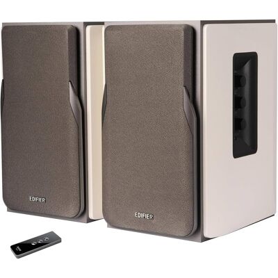 Edifier - R1380T Active Bookshelf Speakers, Computer Speakers – Dual RCA inputs - 2.0 Studio Monitor Speaker - White Edifier - R1380T Active Bookshelf Speakers, Computer Speakers – Dual RCA inputs - 2.0 Studio Monitor Speaker - White