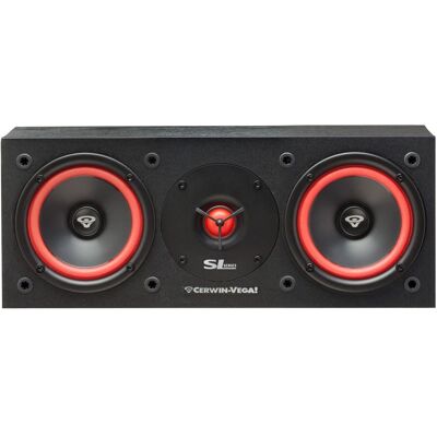 Cerwin Vega - SL Series 2-Way Center-Channel Speaker - Black Cerwin Vega - SL Series 2-Way Center-Channel Speaker - Black