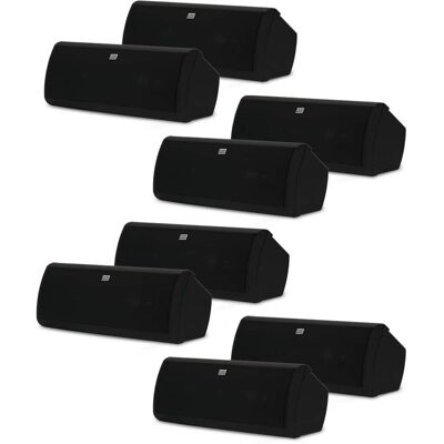 Acoustic Audio by Goldwood - AA40CB Indoor 3 Way Speakers Bookshelf 4 Pair Pack AA40CB-4PR - Black Acoustic Audio by Goldwood - AA40CB Indoor 3 Way Speakers Bookshelf 4 Pair Pack AA40CB-4PR - Black