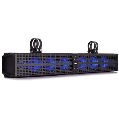 Pyle - 32" Off-Road ATV/UTV LED Lights Waterproof Bluetooth UTV Sound Bar - Speakers with Built-in Amplifier Pyle - 32" Off-Road ATV/UTV LED Lights Waterproof Bluetooth UTV Sound Bar - Speakers with Built-in Amplifier