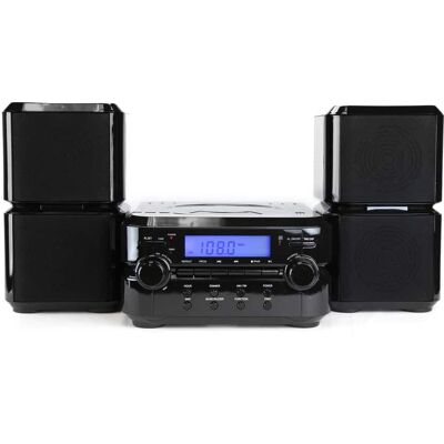 Emerson - Bluetooth® CD Microsystem - Black Emerson - Bluetooth® CD Microsystem - Black