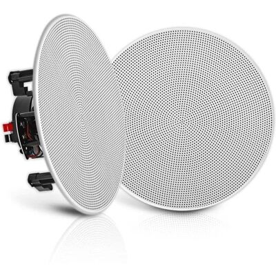 Pyle - Pair 5.25” Flush Mount In-wall In-ceiling - Black Pyle - Pair 5.25” Flush Mount In-wall In-ceiling - Black