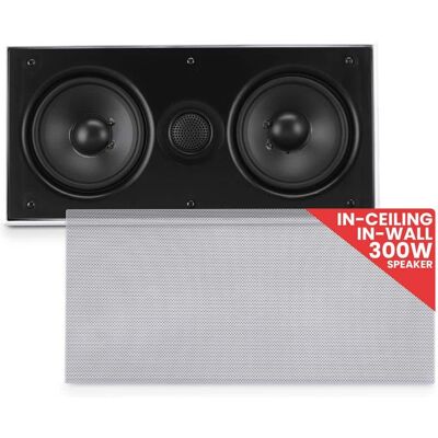 Pyle - 5.25'' Home In-Wall / Ceiling Speaker - Black Pyle - 5.25'' Home In-Wall / Ceiling Speaker - Black