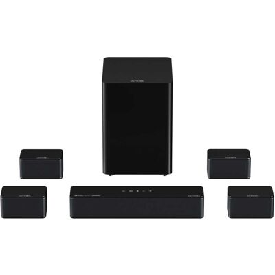 Ultimea - Poseidon D70 7.1ch Sound Bar, Wireless Subwoofer, Surround Speakers, APP Control, 410W Peak Power - Black Ultimea - Poseidon D70 7.1ch Sound Bar, Wireless Subwoofer, Surround Speakers, APP Control, 410W Peak Power - Black